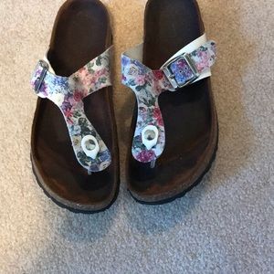 Floral sandals